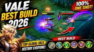 Vale Best Build & Emblem 2026 | Top Global Vale Gameplay Guide | One Shot Mage Build MLBB