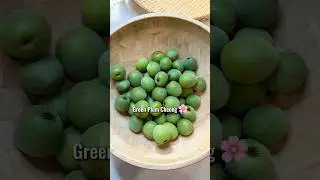 🌸Green Plum (Maesil) Cheong #cheong #easyrecipe #greenplums