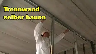 Trennwand selber bauen