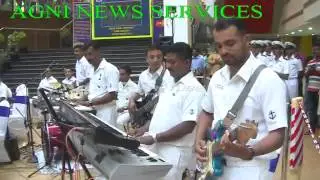 COIMBATORE... INS AGRANI GOLDEN JUBILEE CELEBRATIONS  , INDIAN NAVAL SYMPHONIC BAND THRILLS PUBLIC.
