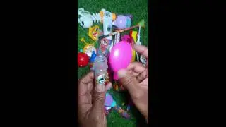satisfying video ASMR gems lollipop jelly candy kinder joy and surprise toy unboxing