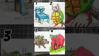 Drawing Italian Brainrot compilation #drawing #art #brainrot #stealabrainrot
