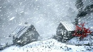 Gentle Snowfall at Midnight | Quiet Winter Nightfall Drift for Deep Sleep