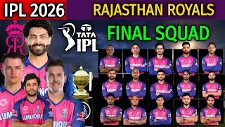 IPL 2026 Rajasthan Royals Full Squad 2026 | RR Team All Players List | RR Team 2026