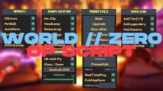 Roblox World Zero Script [ PASTEBIN ] Kill Aura Auto Farm Auto Loot Repeat Raid WalkSpeed & More ]