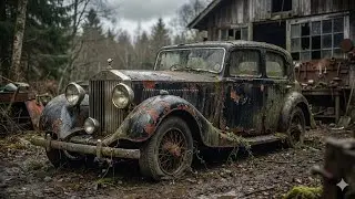 ASMR Car Restoration! 1930s Rolls-Royce Phantom II Complete Full Restoration