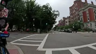 💥Boston Massachusetts - Back Bay Bike Lanes Path - How to ride Through Back Bay - Cycling🚴🏽&zwj;♀️