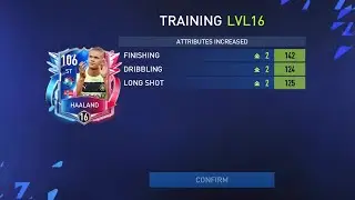 claiming erling haaland kickoff rivalries , fifa mobile . trained him to 106 ovr.