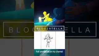 BLUE DIAMOND AU YELLOW LOSES 2/2 #shorts #stevenuniverse #animation #au #bluediamond #shatters