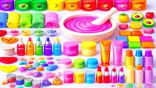 Relaxing Slime ASMR | DIY Mixing Makeup, Eyeshadow & Toothpaste