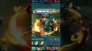 Fanny Exe raja assist 🔥#fannyexe #mlbb #shorts