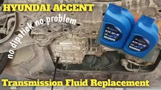 How to change transmission fluid Hyundai accent 2019//Paano magpalit ng ATF Hyundai accent.