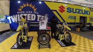 HEP SUZUKI RMZ 450 WARM UP REV PITTSBURGH SX 2025