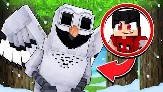 JOGANDO como a CORUJA de 99 NOITES por 24 HORAS no Minecraft