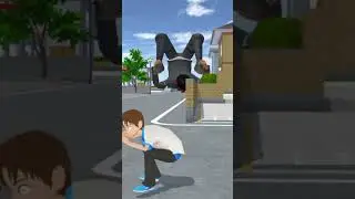 The yuta hide from passing giant monster #sakuraschoolsimulator #sakurasimulator #shortvideo #shorts