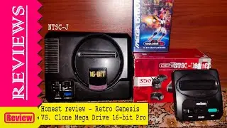 Честный обзор - Retro Genesis VS. Clone Mega Drive 16-bit Pro