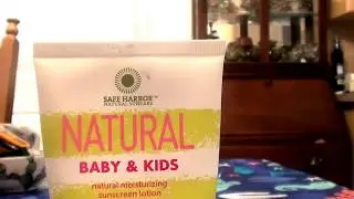 Safe Harbor Natural Baby & Kids Natural Moisturizing Sunscreen Lotion, SPF 50