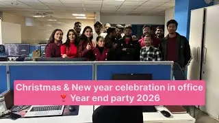 Christmas & New year celebration in office | Games, Fun, Enjoy ☺️