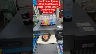 New Printer Epson L8050 Best photo Printer Smart Card Machine#epson #service #printersupportsoftware