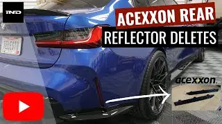 Acexxon Rear Reflector Deletes | BMW G80 M3