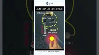 LED Light Circuit #shorts #physics @iitjam_cuetpg_physics
