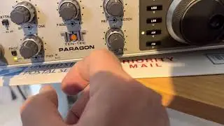 Ten Tec Paragon I demo and check out fixing and sending to my brother Alex who just passed General