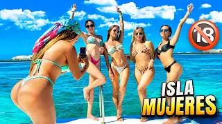 ISLA MUJERES en Catamarán SOLO PARA ADULTOS 🌊🍹 | CANCÚN 2025