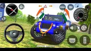 Modified Mahindra Thar😈Games:Indian Blue Thar (Gadi Wala Games) Car Game Android Game #2025