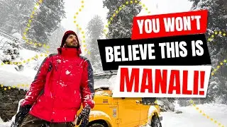 Stuck in Snowfall at Sethan! Is this Manali? 🤯 Vlog Part 2