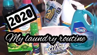 My 2020 Laundry Routine 🧺 | How I make my laundry smell fresh and clean 🧺 | Bright whites tips 🤍