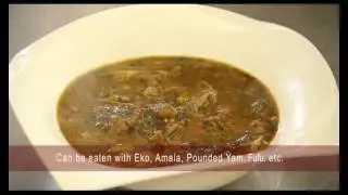HOW TO SERVE OGBONO SOUP