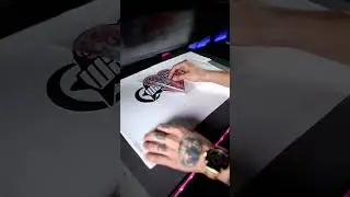✅How To Do a 3 Color Design Using Puff Print Heat Transfer Vinyl #Shorts