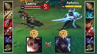 SAMIRA vs APHELIOS FULL BUILD FIGHTS & Best Moments!