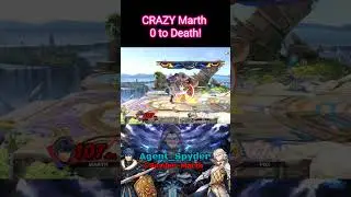 INSANE MARTH 0 TO DEATH 🔥 | #marth #ssbu #shorts