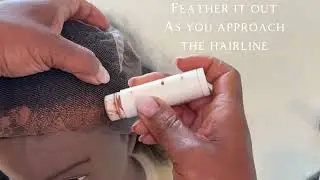 Achieve a flawless lace wig hairline with #perfectlineswiss 2-in-1 lace & knots concealer
