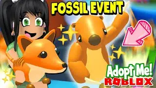 *NEW* FOSSIL EVENT is HERE! Unlocking *PETS* 🦖 Adopt Me Roblox