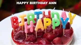 Birthday Song Ann - Cakes Pasteles_119 - Happy Birthday