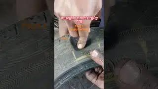 Cut repair tutorial step by step #puncturerepair #cutrepair#automobile #doortodoorservice #tyre 