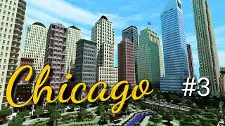 EARTH IN MINECRAFT | Building the earth in Minecraft (Chicago) Pt3