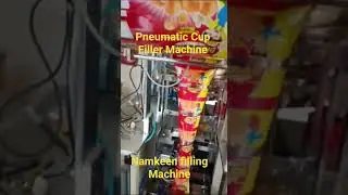 Namkeen Filling Machine in Pneumatic Cup Filler - Fully Automatic by Ajay Technologies.