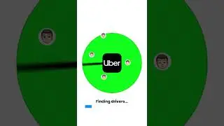 Uber motion design animation! #shorts #edit #uber #motiongraphics #viral #trending