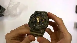 Casio G-shock GA-100MC-5ADR qucik unboxing