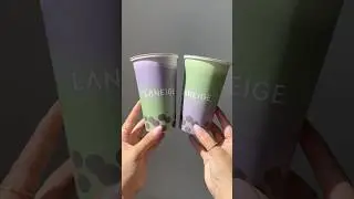 Laneige Bubble Tea Lip Sleeping Masks & Lip Glowy Balms! 💚💜🧋 ​⁠@LANEIGE_US