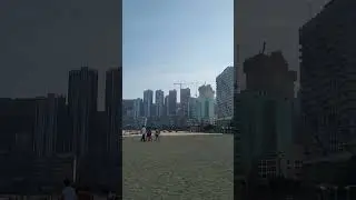 Songdo Beach at 5:40pm #Busan