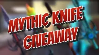 MYTHIC KNIFE GIVEAWAY! (DARK HORSE, FREEZENDO, & SPIDER) ROBLOX ASSASSIN