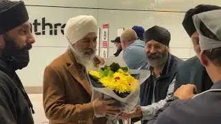 Sant Baljinder Singh Ji arriving in London September 2nd 2021