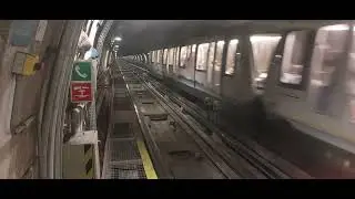 Val 208 in partenza alla fermata Massaua, Torino. Val 208 departing at Massaua Metro station, Turin.