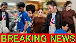 Manny and Jinkee Pacquiao beam with joy as they shop for first grandchild,