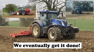 We Finished drilling the sugar beet, hooray!!!