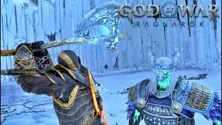 God of War Ragnar&ouml;k - Kratos vs Fraekni The Zealous